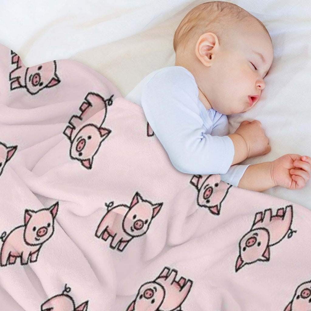 Pig Premium Throw Blanket