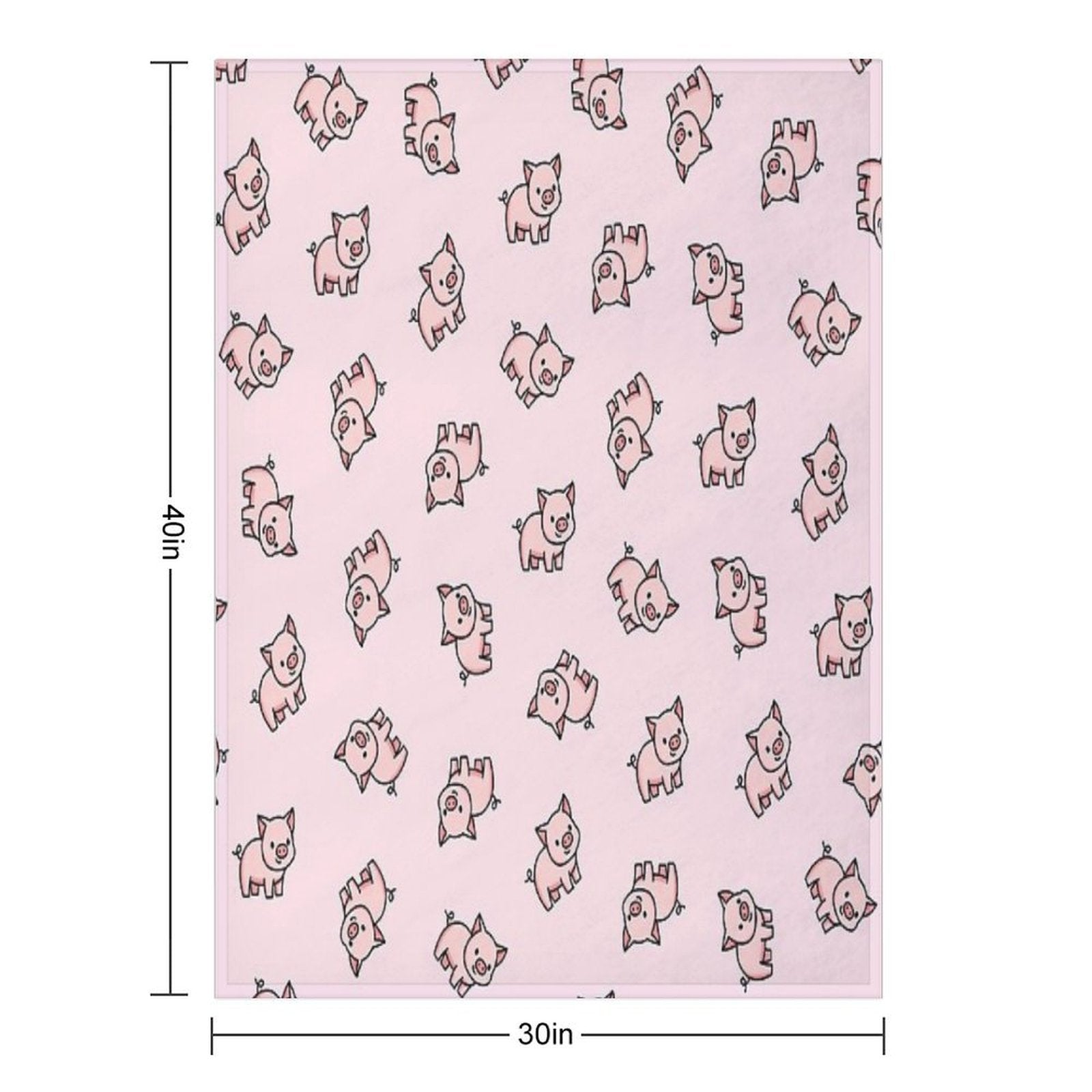 Pig Premium Throw Blanket